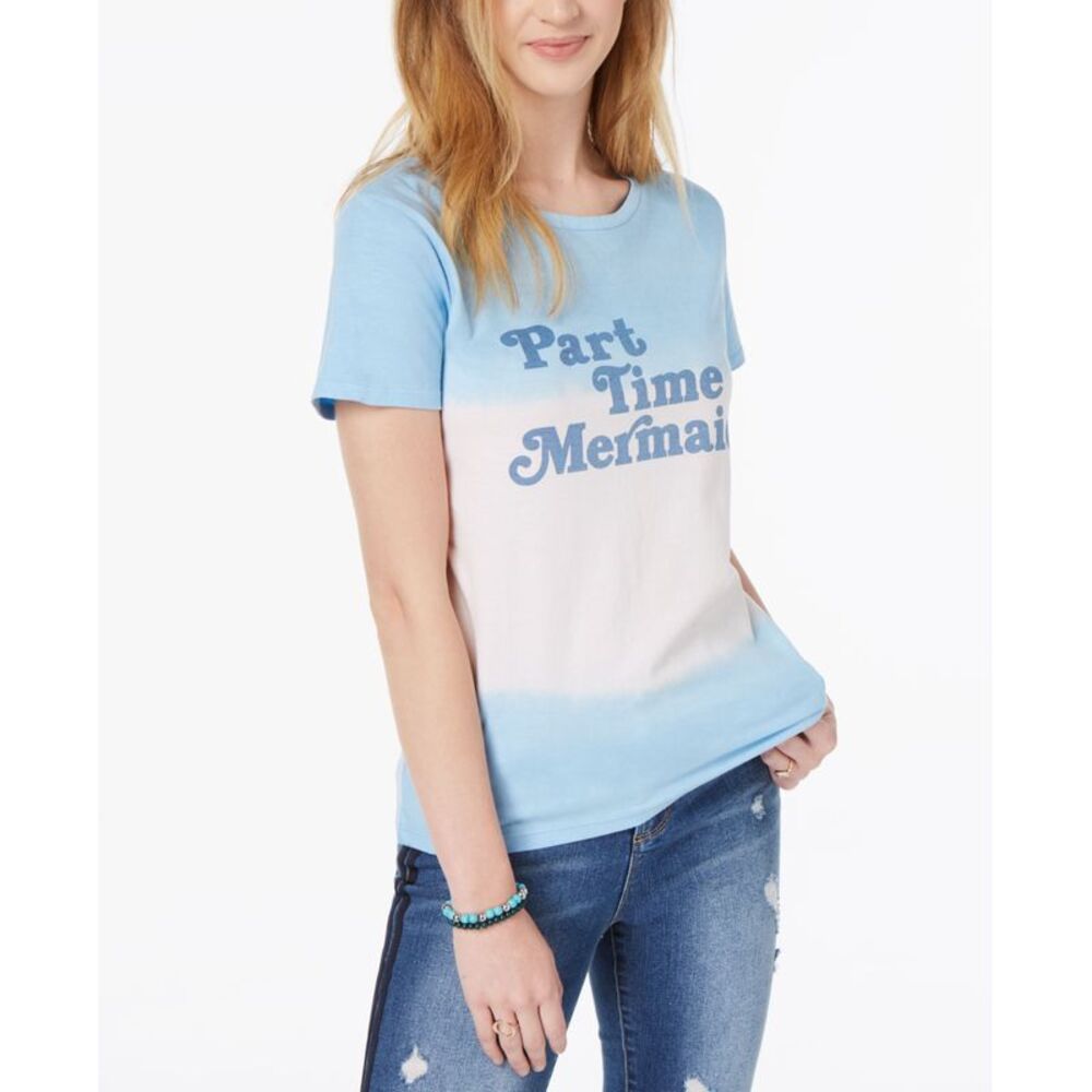 Freeze 24 7 Juniors Mermaid Cotton Dip Dyed T-Shirt